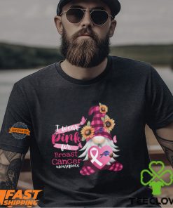 NFL Buffalo Bills Special Gnomes Flower In October I Wear Pink For Breast Cancer Awareness 2D Shirt