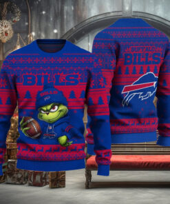 NFL Buffalo Bills The Grinch Ugly Christmas Sweater