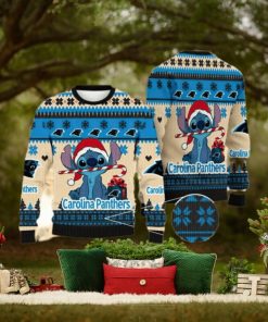 NFL Carolina Panthers Christmas All Over Print Family Knitted Sweater For Men And Women