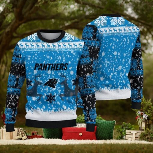 NFL Carolina Panthers Christmas Sport Christmas Ugly Sweater 3D