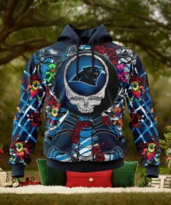 NFL Carolina Panthers Mix Grateful Dead, Personalized Name & Number Specialized Concepts Kits 3D Hoodie
