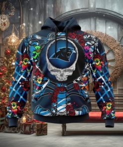 NFL Carolina Panthers Mix Grateful Dead, Personalized Name & Number Specialized Concepts Kits 3D Hoodie