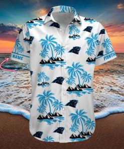 NFL Carolina Panthers Palm Tree Tropical Summer Hawaiian Shirt