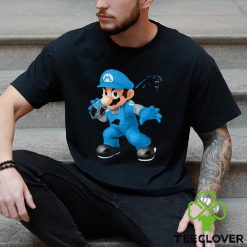 NFL Carolina Panthers T Shirt Print Mario Nfl Thoodie, sweater, longsleeve, shirt v-neck, t-shirt Mario For Fans