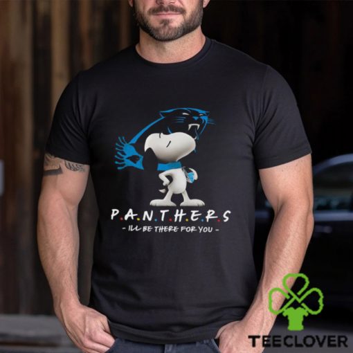 NFL Carolina Panthers T Shirt Snoopy I’ll Be There For You