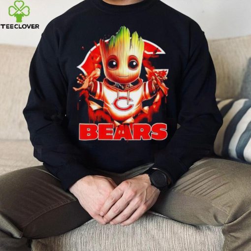 NFL Chicago Bears Baby Groot hoodie, sweater, longsleeve, shirt v-neck, t-shirt