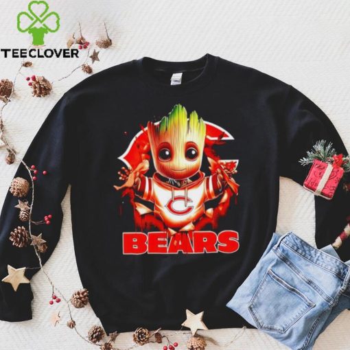 NFL Chicago Bears Baby Groot hoodie, sweater, longsleeve, shirt v-neck, t-shirt