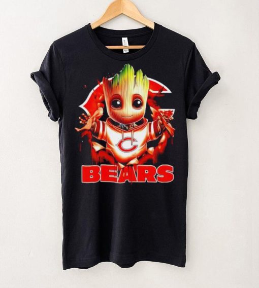 NFL Chicago Bears Baby Groot hoodie, sweater, longsleeve, shirt v-neck, t-shirt