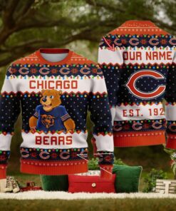 NFL Chicago Bears Cute Mascot Custom Ugly Christmas Sweater