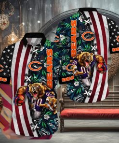 NFL Chicago Bears Hawaii Shirt Mascot Aloha Summer Shirt