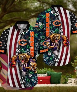 NFL Chicago Bears Hawaii Shirt Mascot Aloha Summer Shirt 1 NFL Chicago Bears Hawaii Shirt Mascot Aloha Summer Shirt