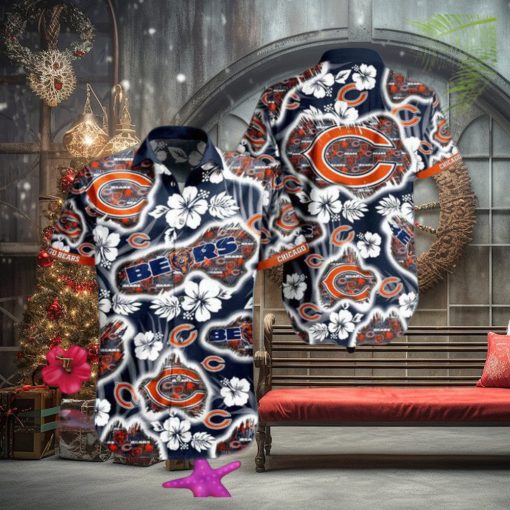 NFL Chicago Bears Hawaiian Shirt Short For Fans