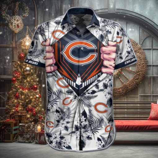 NFL Chicago Bears Hawaiian Shirt Short