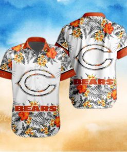 NFL Chicago Bears Hawaiian Shirt Special Floral Tropical Team Spirit