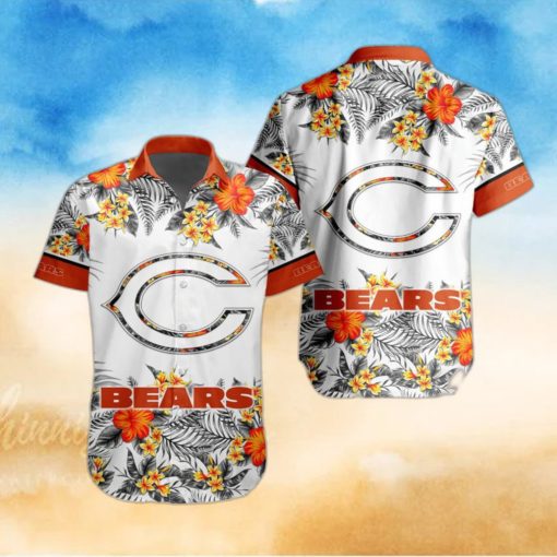 NFL Chicago Bears Hawaiian Shirt Special Floral Tropical Team Spirit