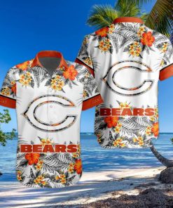 NFL Chicago Bears Hawaiian Shirt Special Floral Tropical Team Spirit