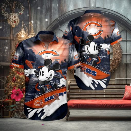 NFL Chicago Bears Hawaiian Shirt Trending Summer Mickey