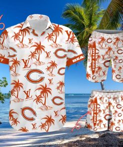 NFL Chicago Bears Louis Vuitton Logo Pattern Hawaiian Shirt & Shorts