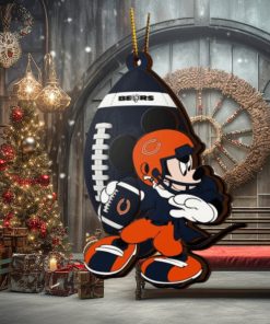 NFL Chicago Bears Mickey Mouse Christmas Ornament 2023 Christmas Tree Decorations