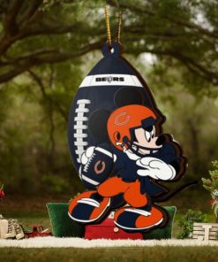 NFL Chicago Bears Mickey Mouse Christmas Ornament 2023 Christmas Tree Decorations