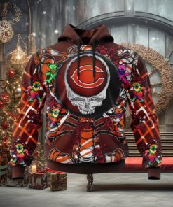 NFL Chicago Bears Mix Grateful Dead, Personalized Name & Number Specialized Concepts Kits 3D Hoodie