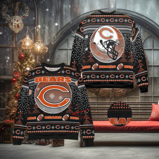 NFL Chicago Bears Nativity Ugly Xmas Sweater For Men Women