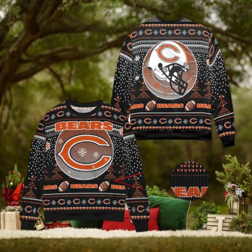 NFL Chicago Bears Nativity Ugly Xmas Sweater For Men Women