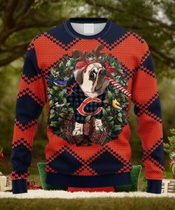 NFL Chicago Bears Pub Dog Christmas Ugly 3D Sweater For Men And Women Gift Ugly Christmas
