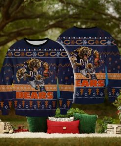 NFL Chicago Bears Star Knitted Xmas Sweater For Men Women