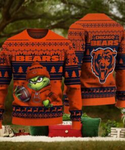 NFL Chicago Bears The Grinch Ugly Christmas Sweater