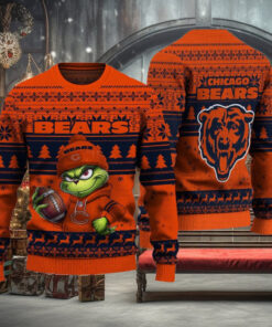 NFL Chicago Bears The Grinch Ugly Christmas Sweater
