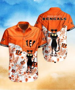 NFL Cincinnati Bengals Hawaiian Shirt Short For Fans 03