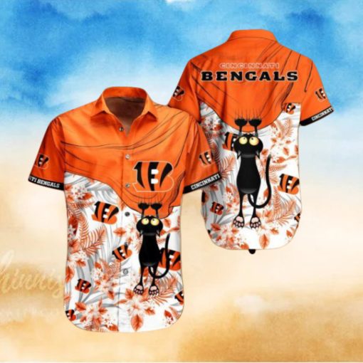 NFL Cincinnati Bengals Hawaiian Shirt Short For Fans 03