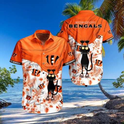 NFL Cincinnati Bengals Hawaiian Shirt Short For Fans 03