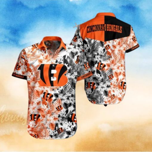 NFL Cincinnati Bengals Hawaiian Shirt Short Summer Collection Trendy Aloha