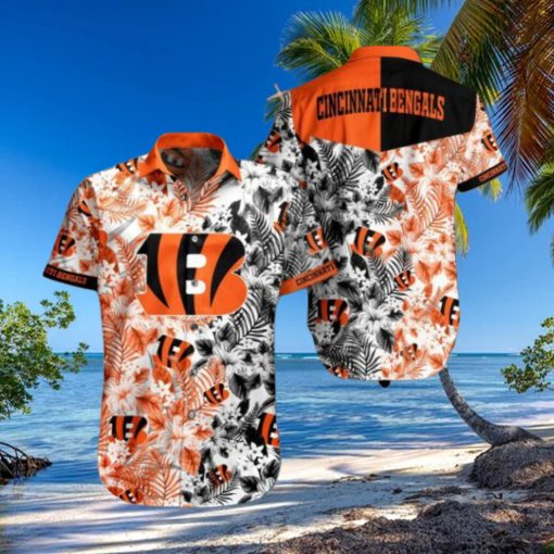 NFL Cincinnati Bengals Hawaiian Shirt Short Summer Collection Trendy Aloha