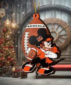 NFL Cincinnati Bengals Mickey Mouse Christmas Ornament