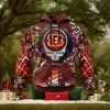 NFL Cincinnati Bengals Mix Grateful Dead, Personalized Name & Number Specialized Concepts Kits 3D Hoodie