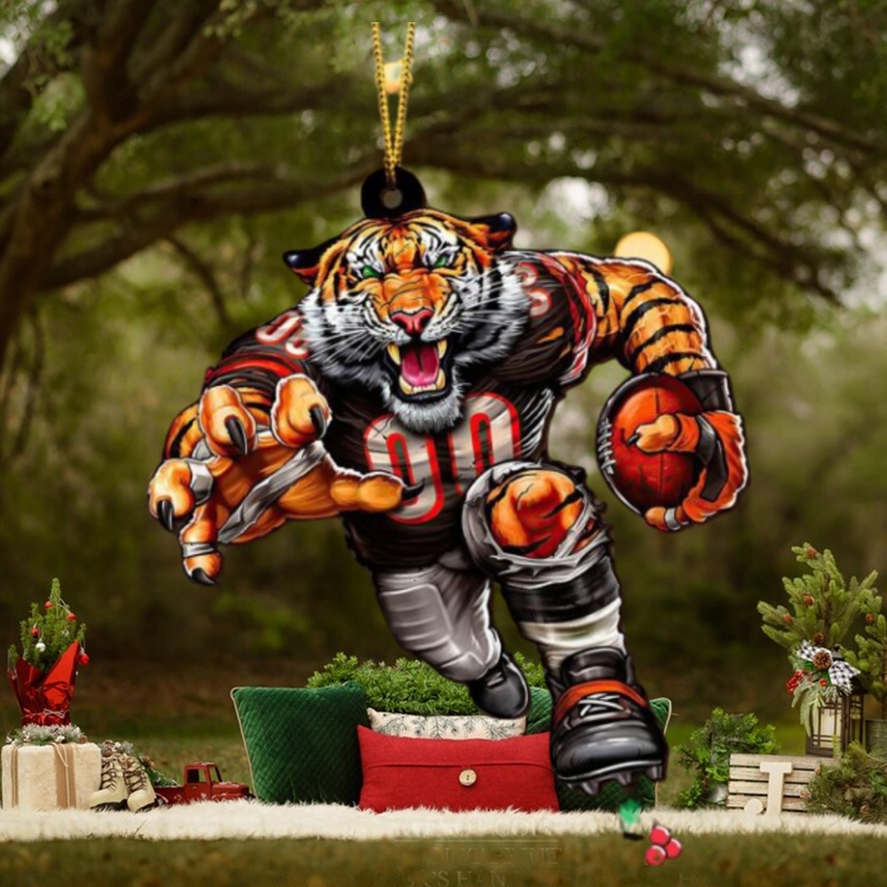 NFL Cincinnati Bengals Sport Ornament 2023 Christmas Tree Decorations NFL Cincinnati Bengals Sport Ornament 2023 Christmas Tree Decorations
