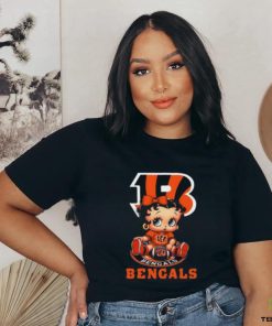 NFL Cincinnati Bengals T Shirt Betty Boop Football Tshirt 2 NFL Cincinnati Bengals T Shirt Betty Boop Football Tshirt