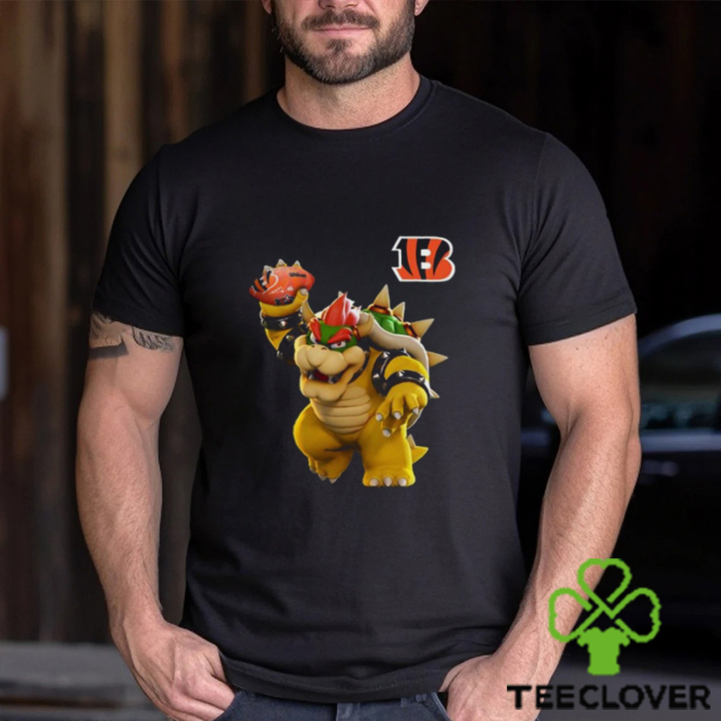 NFL Cincinnati Bengals T Shirt Super Mario Nfl Super Mario Tshirt For Fans NFL Cincinnati Bengals T Shirt Super Mario Nfl Super Mario Tshirt For Fans