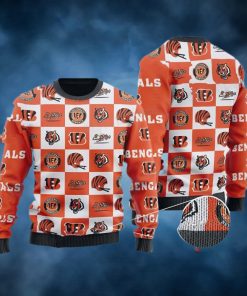 NFL Cincinnati Football Ugly Christmas Sweater Bengals Gifts