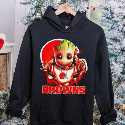 NFL Cleveland Browns Baby Groot hoodie, sweater, longsleeve, shirt v-neck, t-shirt