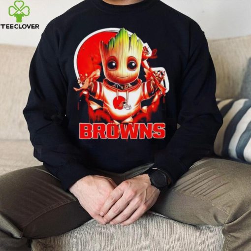 NFL Cleveland Browns Baby Groot hoodie, sweater, longsleeve, shirt v-neck, t-shirt