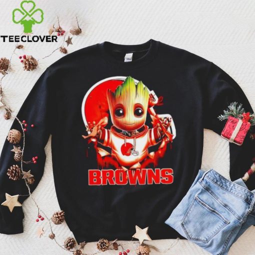 NFL Cleveland Browns Baby Groot hoodie, sweater, longsleeve, shirt v-neck, t-shirt