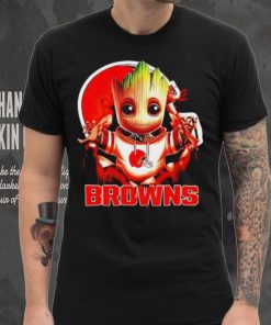 NFL Cleveland Browns Baby Groot hoodie, sweater, longsleeve, shirt v-neck, t-shirt