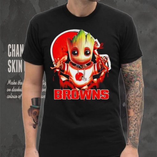 NFL Cleveland Browns Baby Groot hoodie, sweater, longsleeve, shirt v-neck, t-shirt