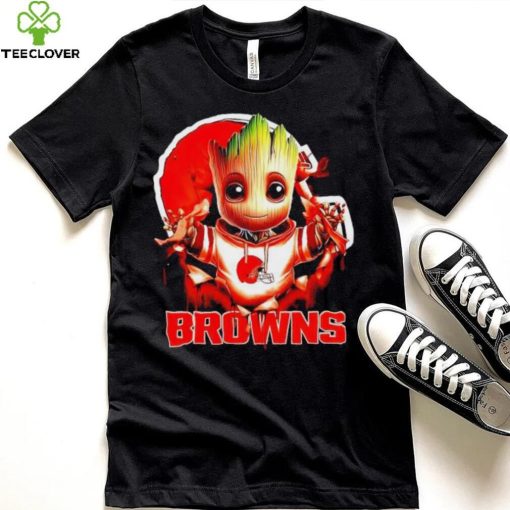 NFL Cleveland Browns Baby Groot hoodie, sweater, longsleeve, shirt v-neck, t-shirt