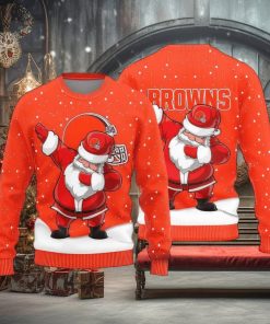 NFL Cleveland Browns Custom Christmas Knitted Sweater For Men And Women