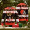 NFL Cleveland Browns The Grinch Ugly Christmas Sweater